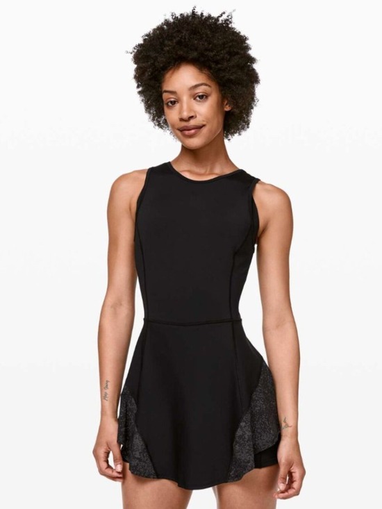 lululemon athletica Dresses & Skirts - NWT Lululemon Serene Stride Dress Black 6